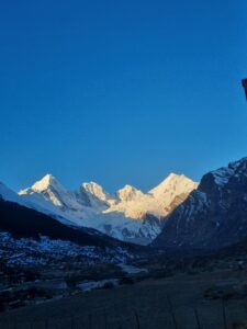 sunrise panchachauli peaks