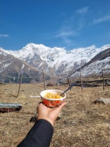 maggie in himalayas