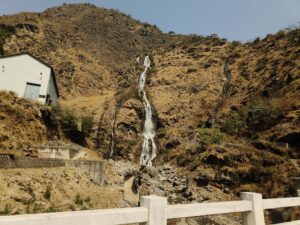 waterfall on the way to darma